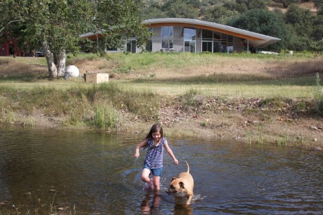 Grandaughter in the Foreground